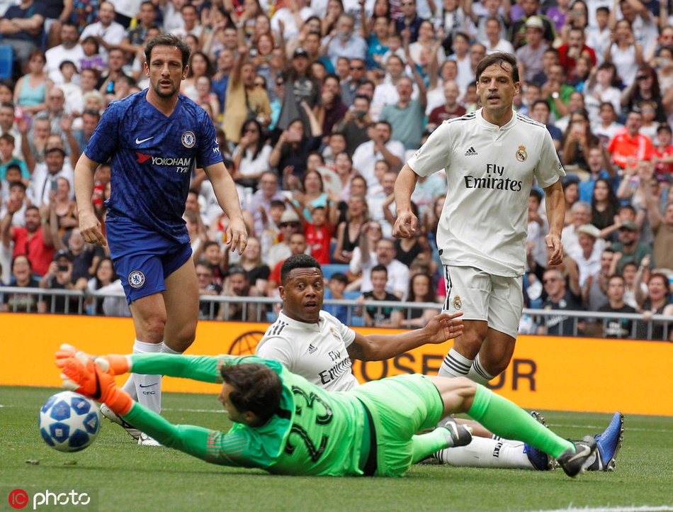 慈善赛皇马传奇5-4切尔西传奇