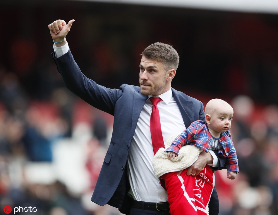 再见枪手！拉姆塞泪别阿森纳