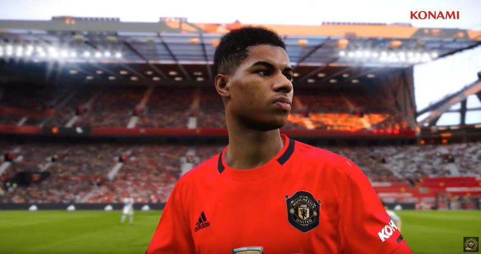 曼联与实况合作 看看游戏里的红魔