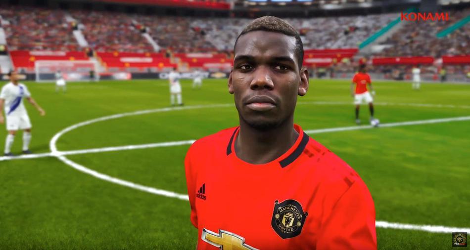 曼联与实况合作 看看游戏里的红魔