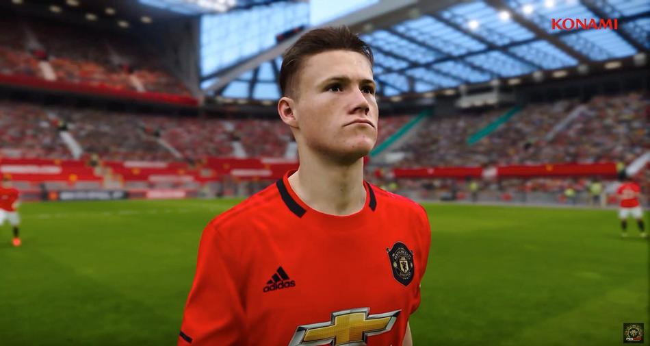 曼联与实况合作 看看游戏里的红魔