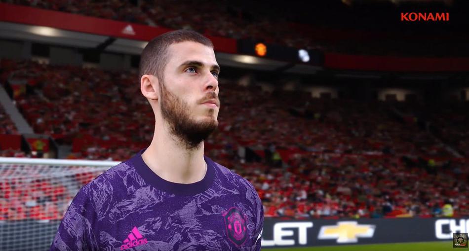 曼联与实况合作 看看游戏里的红魔