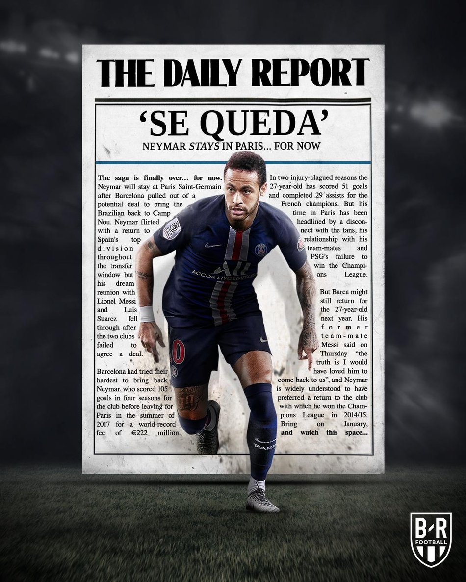 内马尔重新代表巴黎出场