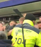 热刺大将冲上看台与球迷爆发冲突