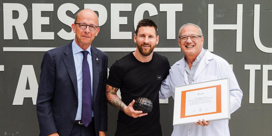 梅西获2019年足球教育大奖