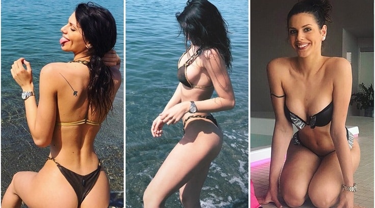 意名模长腿比基尼撩人