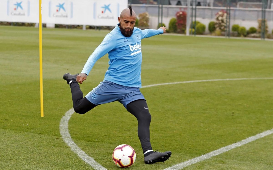 巴萨训练 梅西不在核心是他