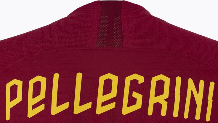 罗马新赛季球衣 1细节霸气