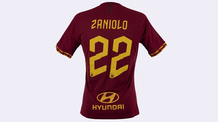 罗马新赛季球衣 1细节霸气