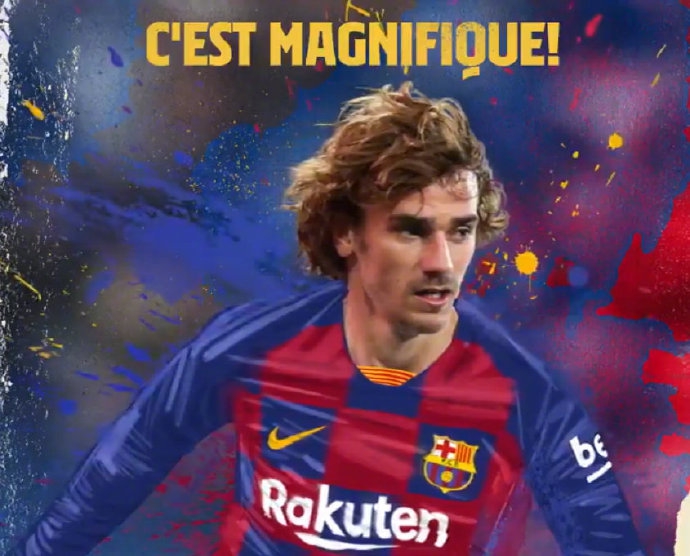 2.格列兹曼 巴萨 1.2亿欧元