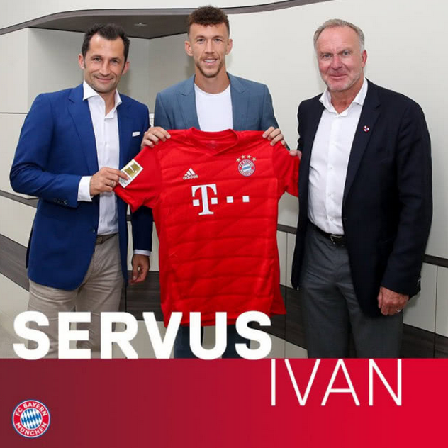 9.佩里西奇,身价3000万(国米-拜仁)