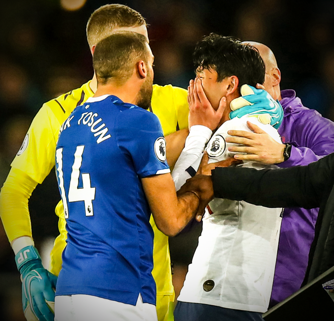 恐怖!孙兴O令英超名将90度断腿