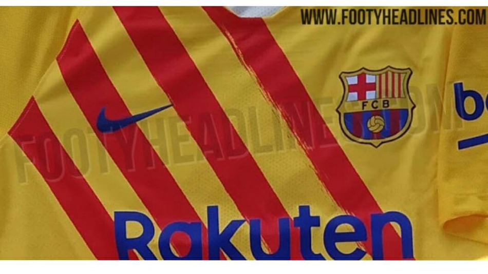 巴萨第4球衣曝光 客战皇马穿这身