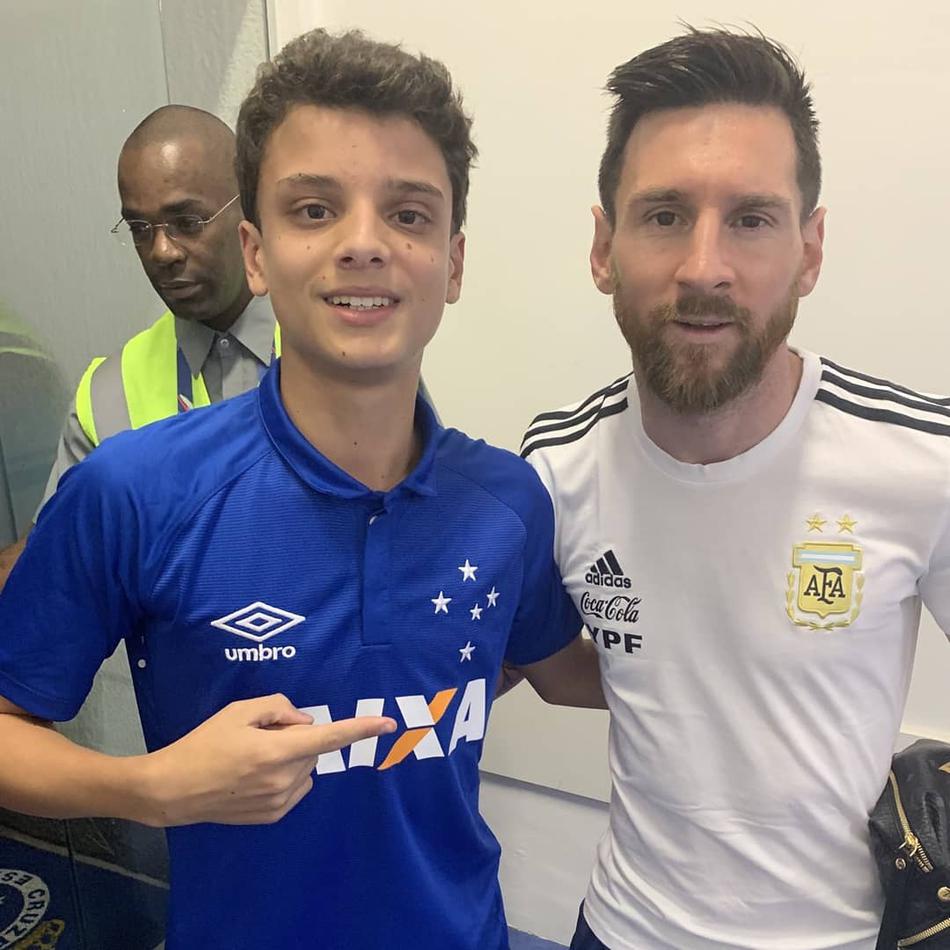 梅西太忙！巴甲球员都是他球迷