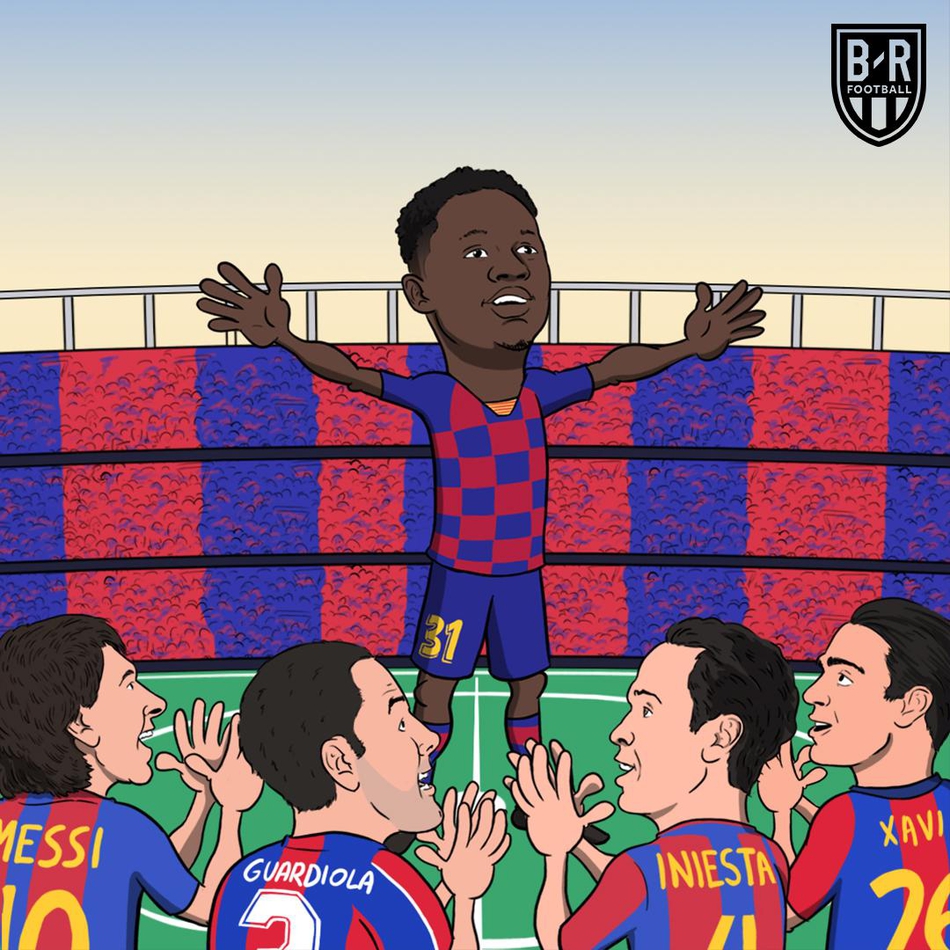 16岁小将法蒂闪耀助巴萨5-2大胜