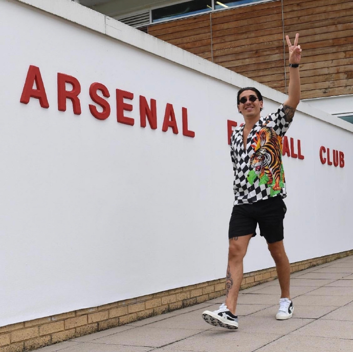 阿森纳有个时尚达人 靓照带感