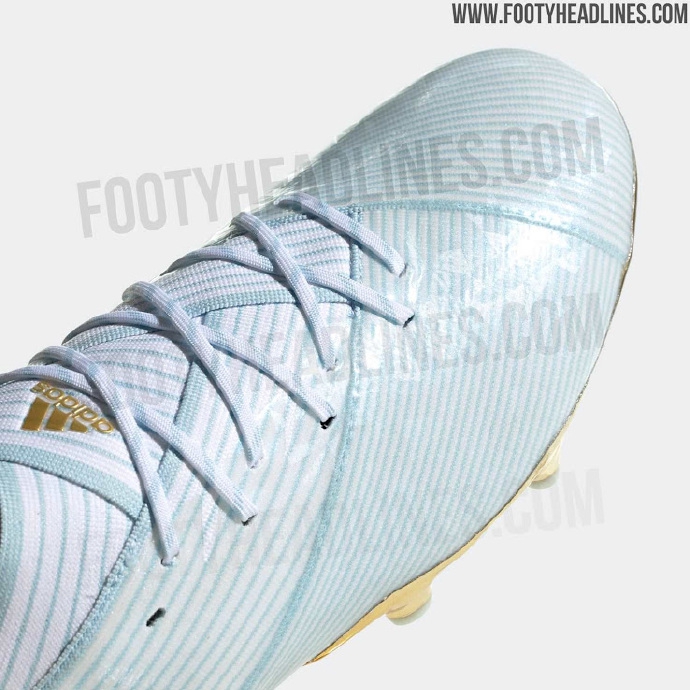 霸气白金配色！梅西巴萨首秀15周年纪念版战靴