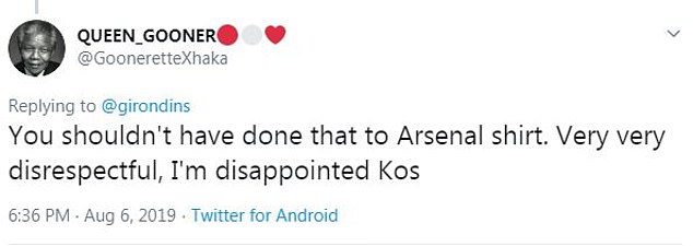 阿森纳队长刚走就扎了球迷的心