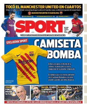 巴萨第4球衣曝光 客战皇马穿这身