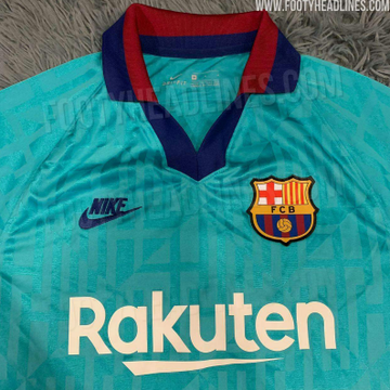 巴萨第三球衣谍照 致敬经典