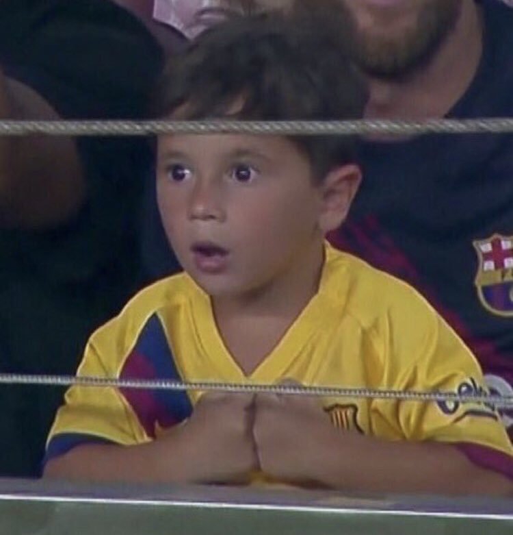 梅西父爱宠溺的一面 儿子太萌