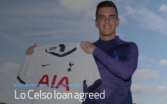 3.洛赛尔索,身价5000万(贝蒂斯-热刺)