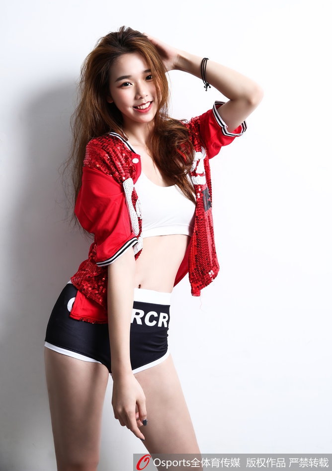 广东篮球宝贝舞时尚啦啦队写真