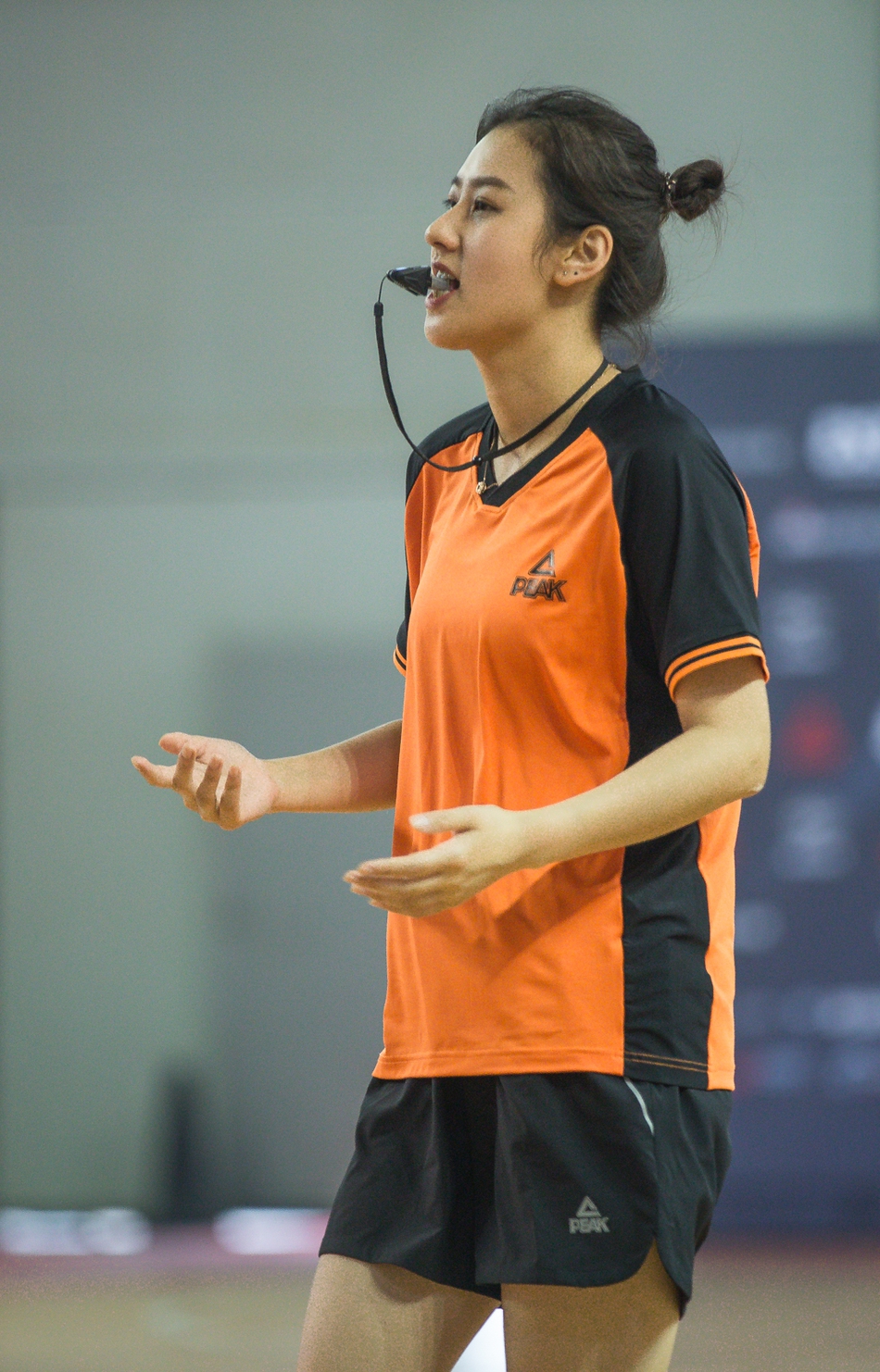 最美女裁判助阵黄金联赛长沙站