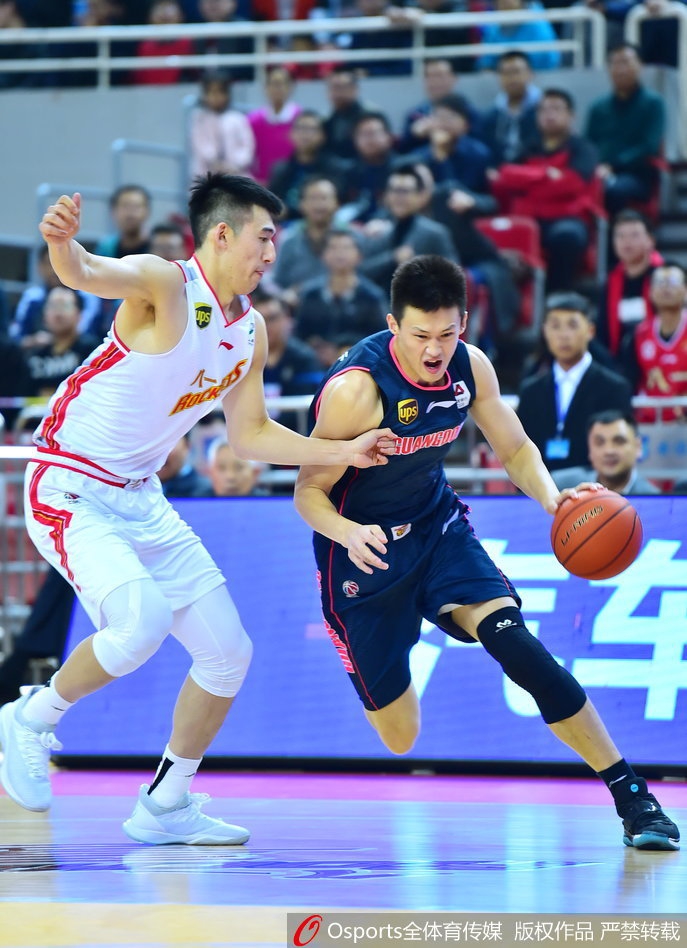 CBA第10轮:八一96-104广东