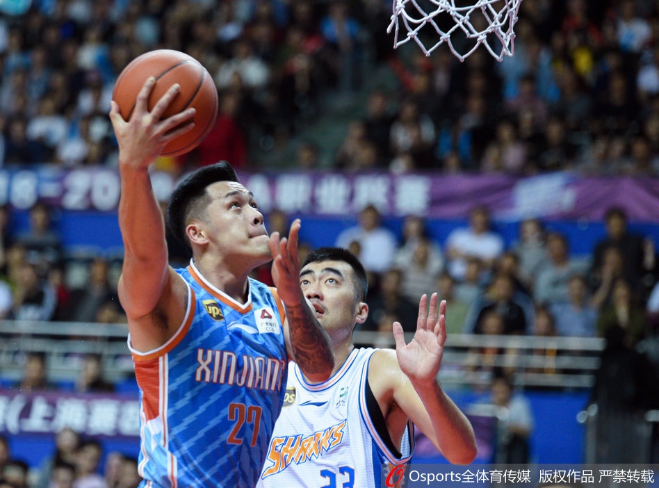 CBA第13轮：上海105-95新疆