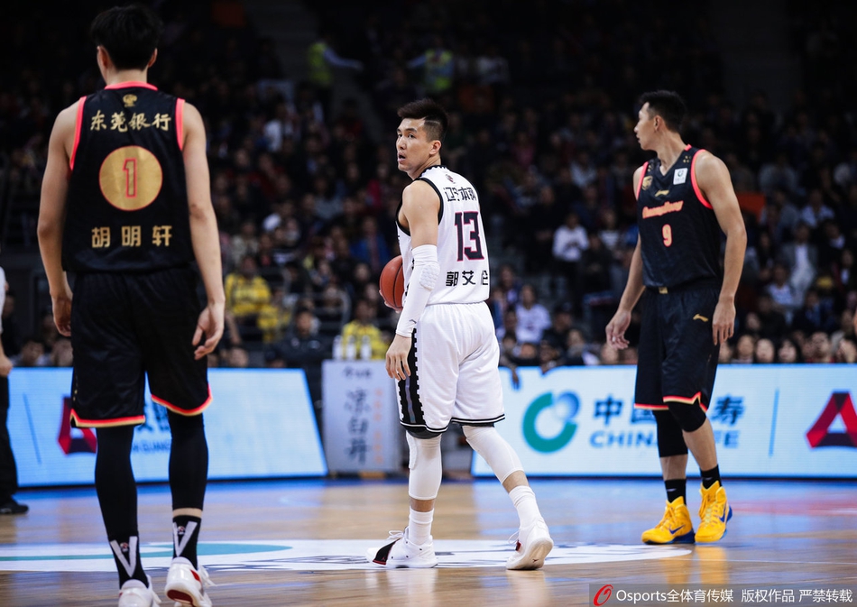 CBA第45轮:广东vs辽宁