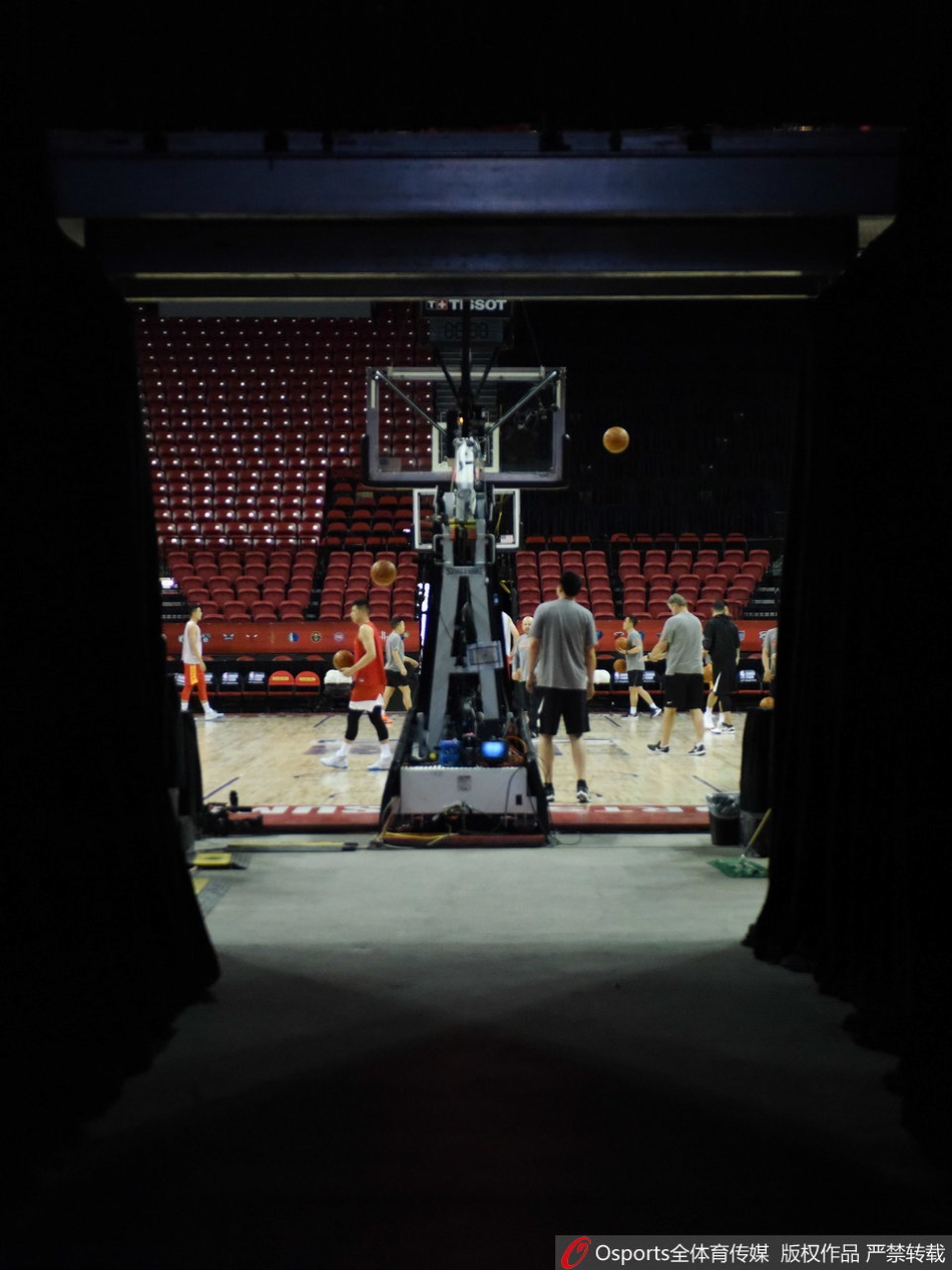 中国男篮备战NBA夏季联赛