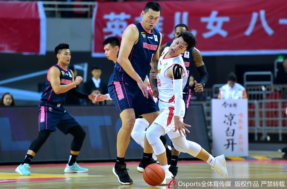 CBA第10轮:八一96-104广东