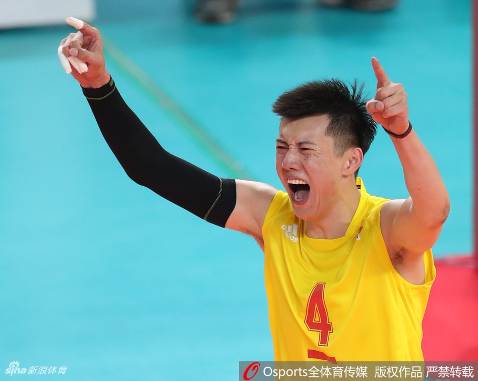 亚运会男排:中国3-1斯里兰卡