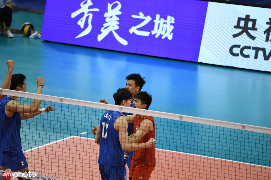 奥运资格赛中国男排2-3加拿大