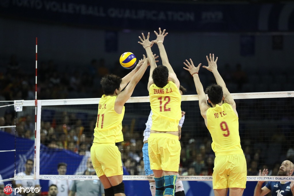 奥运资格赛中国男排2-3阿根廷