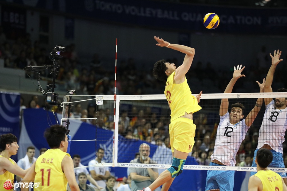 奥运资格赛中国男排2-3阿根廷