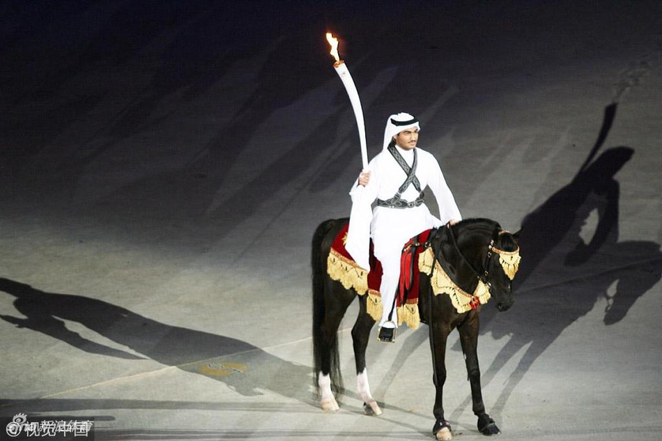 2006年多哈亚运会圣火点燃方式别出心裁