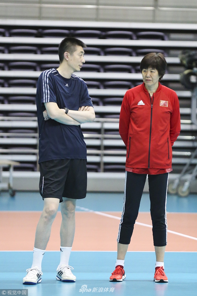 中国女排北仑集训朱婷潜心备战