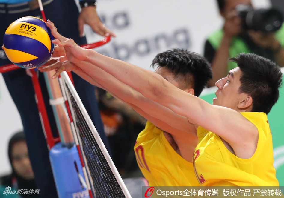 亚运会男排:中国3-1斯里兰卡