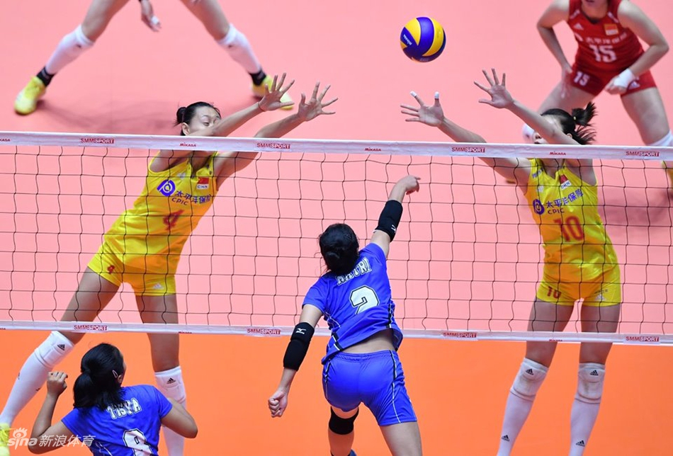 亚锦赛中国女排3-0印尼进八强