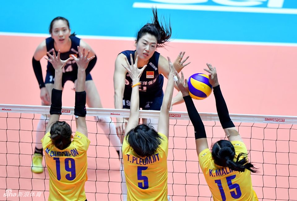 亚锦赛中国女排1-3泰国无缘决赛