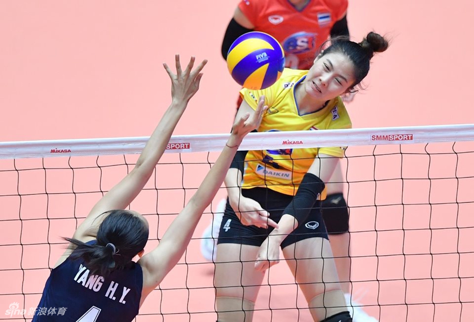 亚锦赛中国女排1-3泰国无缘决赛