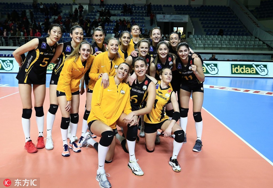 朱婷15分瓦基弗银行3-0土航