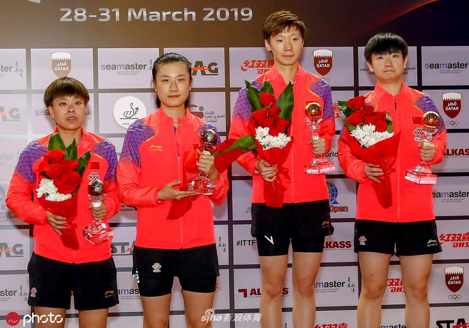 卡乒赛王曼昱/孙颖莎女双夺冠