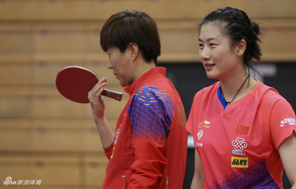 2019年中美乒乓球国家队合练