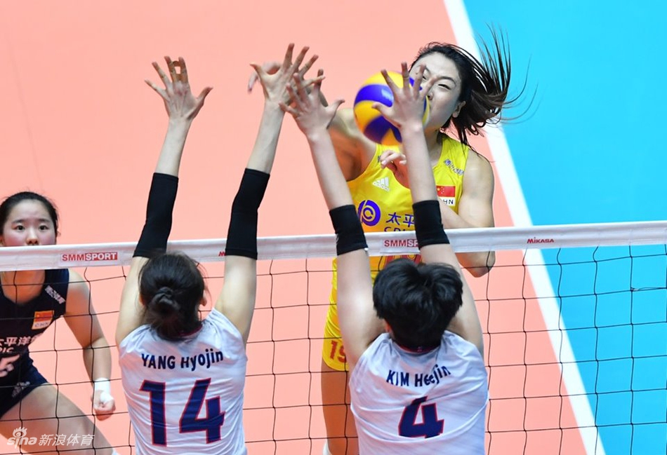 亚锦赛中国女排0-3韩国无缘奖牌