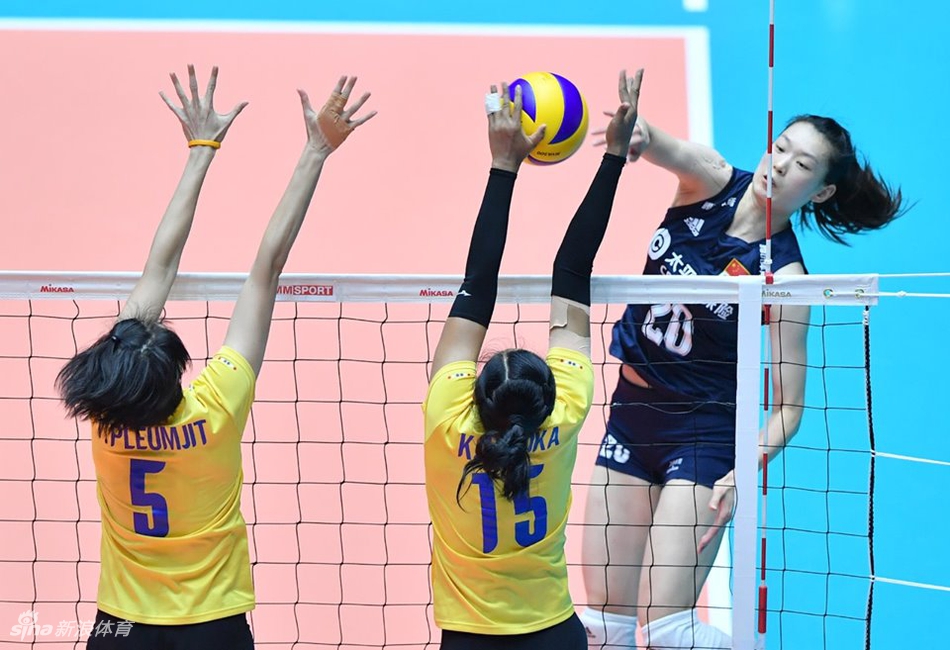 亚锦赛中国女排1-3泰国无缘决赛