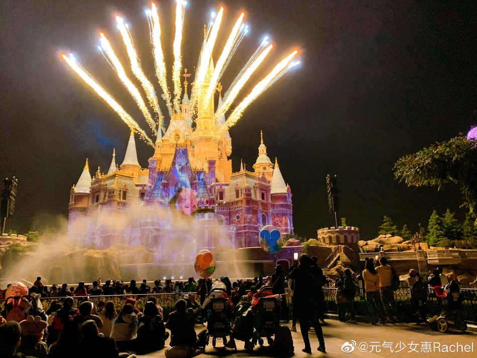 惠若琪与丈夫同游迪士尼恩爱满满