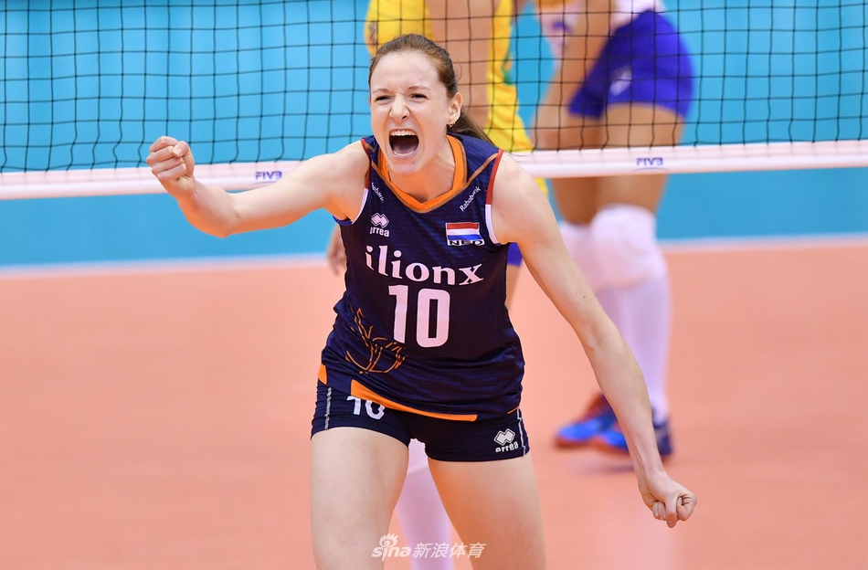 世界杯荷兰女排3-0完胜巴西